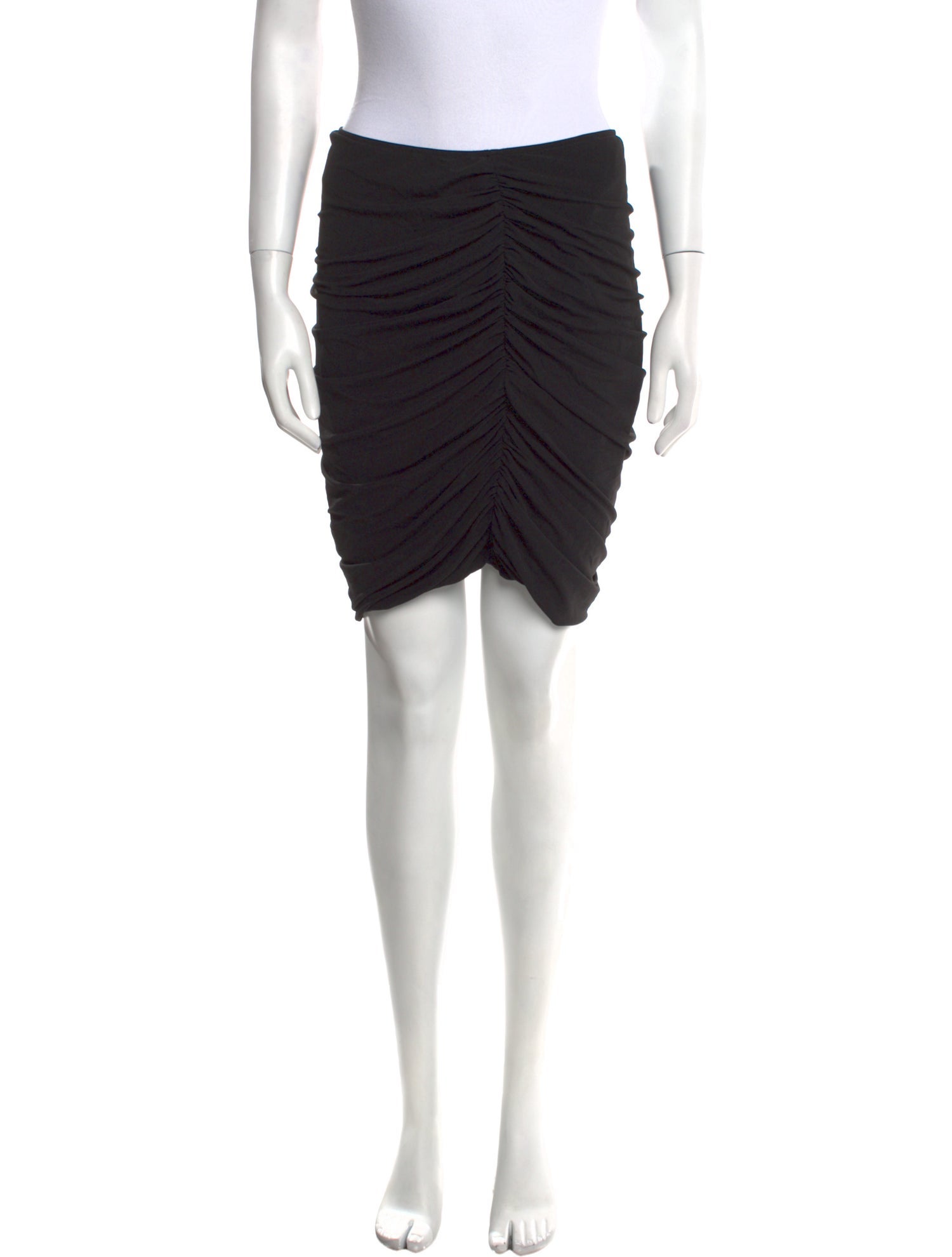 OMO Norma Kamali Nylon Mini Skirt