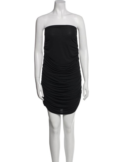 OMO Norma Kamali Strapless Mini Dress