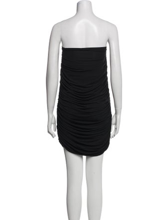 OMO Norma Kamali Strapless Mini Dress