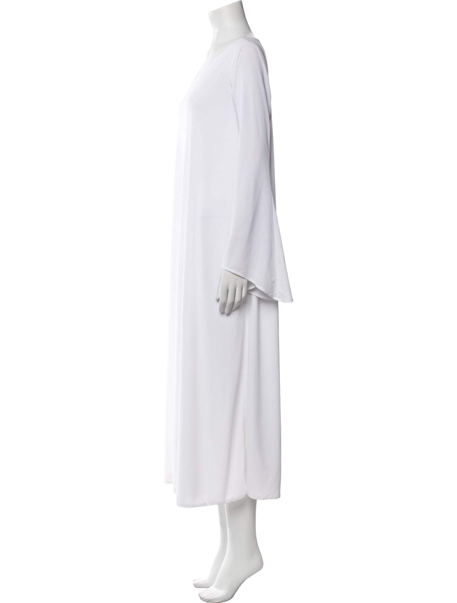 OMO Norma Kamali Bateau Neckline Long Dress