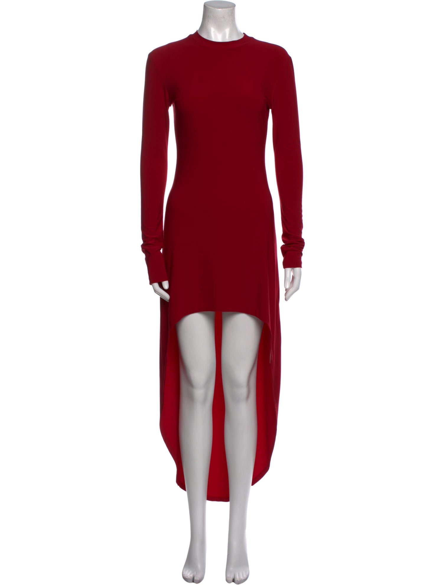 OMO Norma Kamali Crew Neck Long Dress