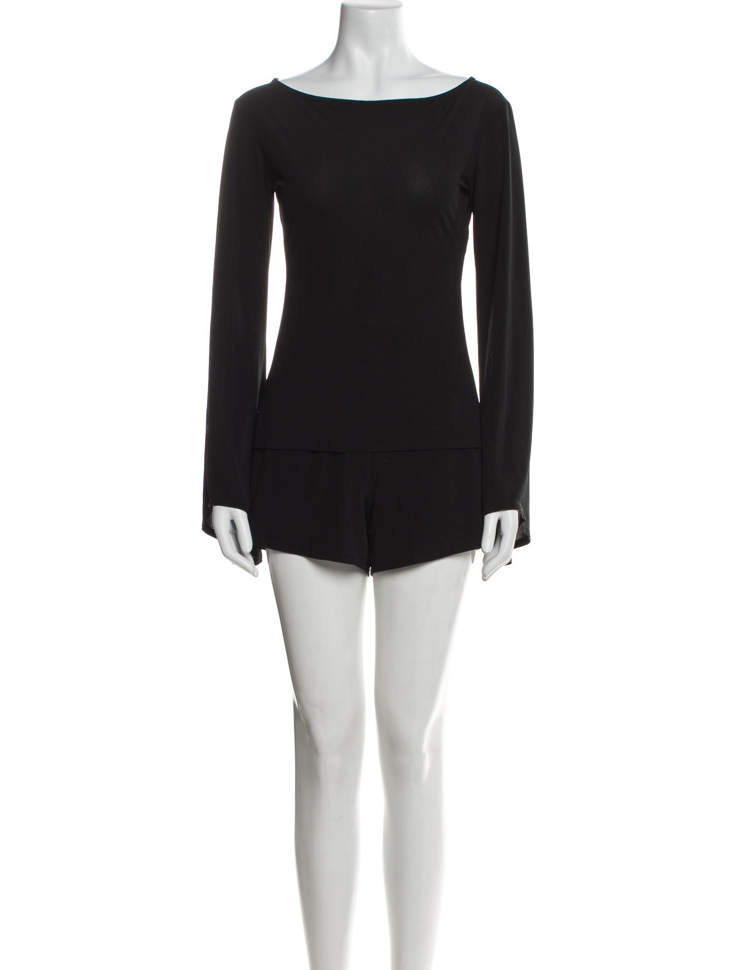 OMO Norma Kamali Printed Short Set