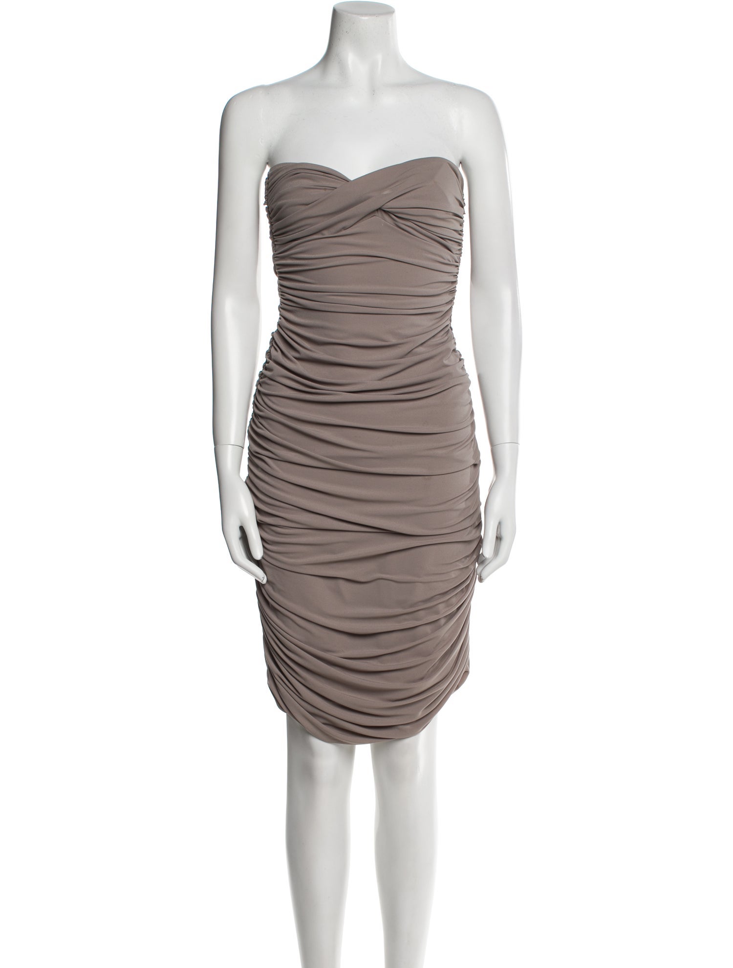 OMO Norma Kamali Strapless Mini Dress