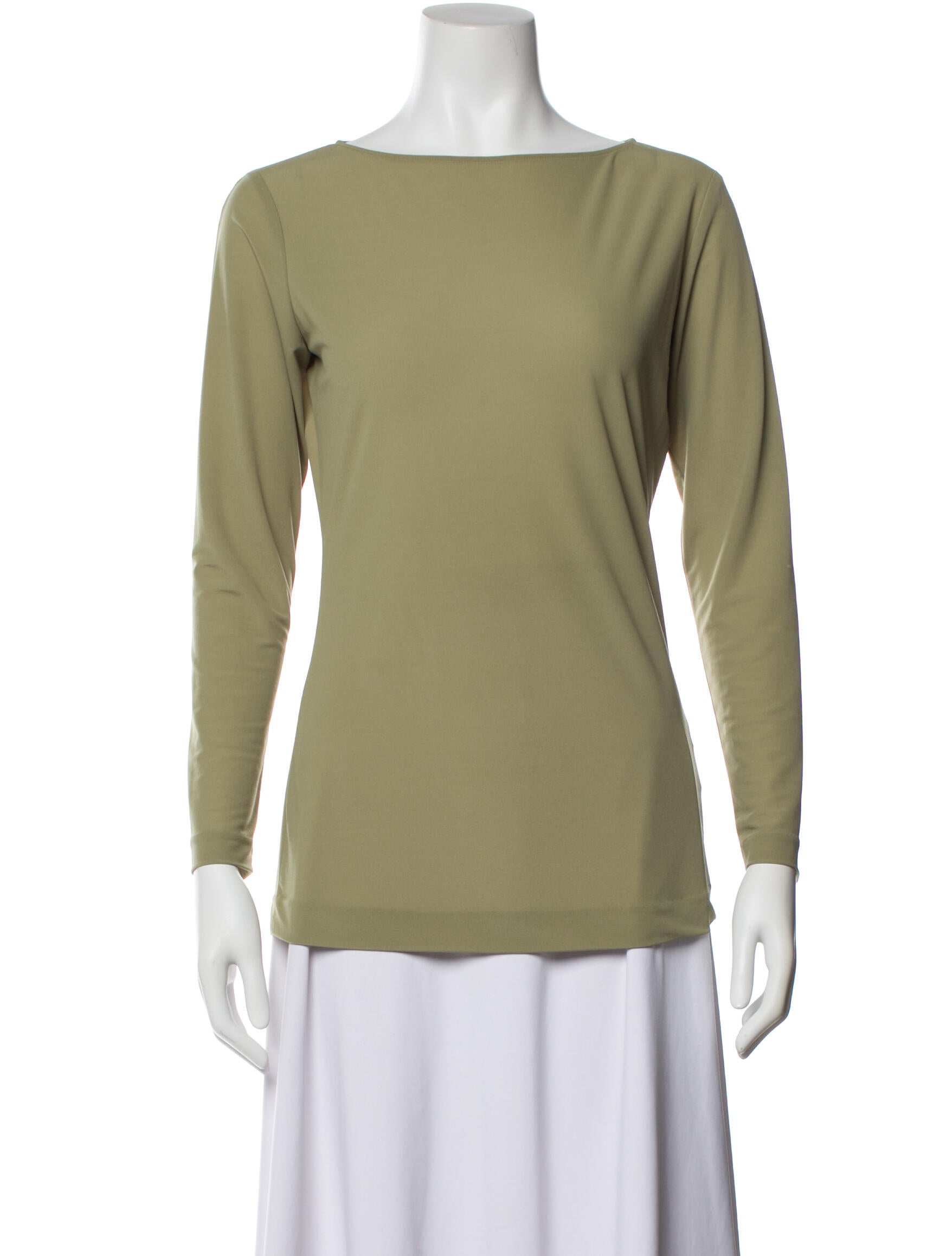 OMO Norma Kamali Bateau Neckline Mini Dress