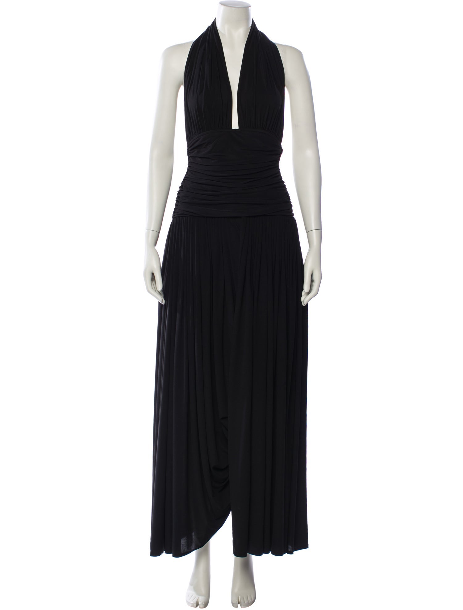 OMO Norma Kamali Halterneck Long Dress