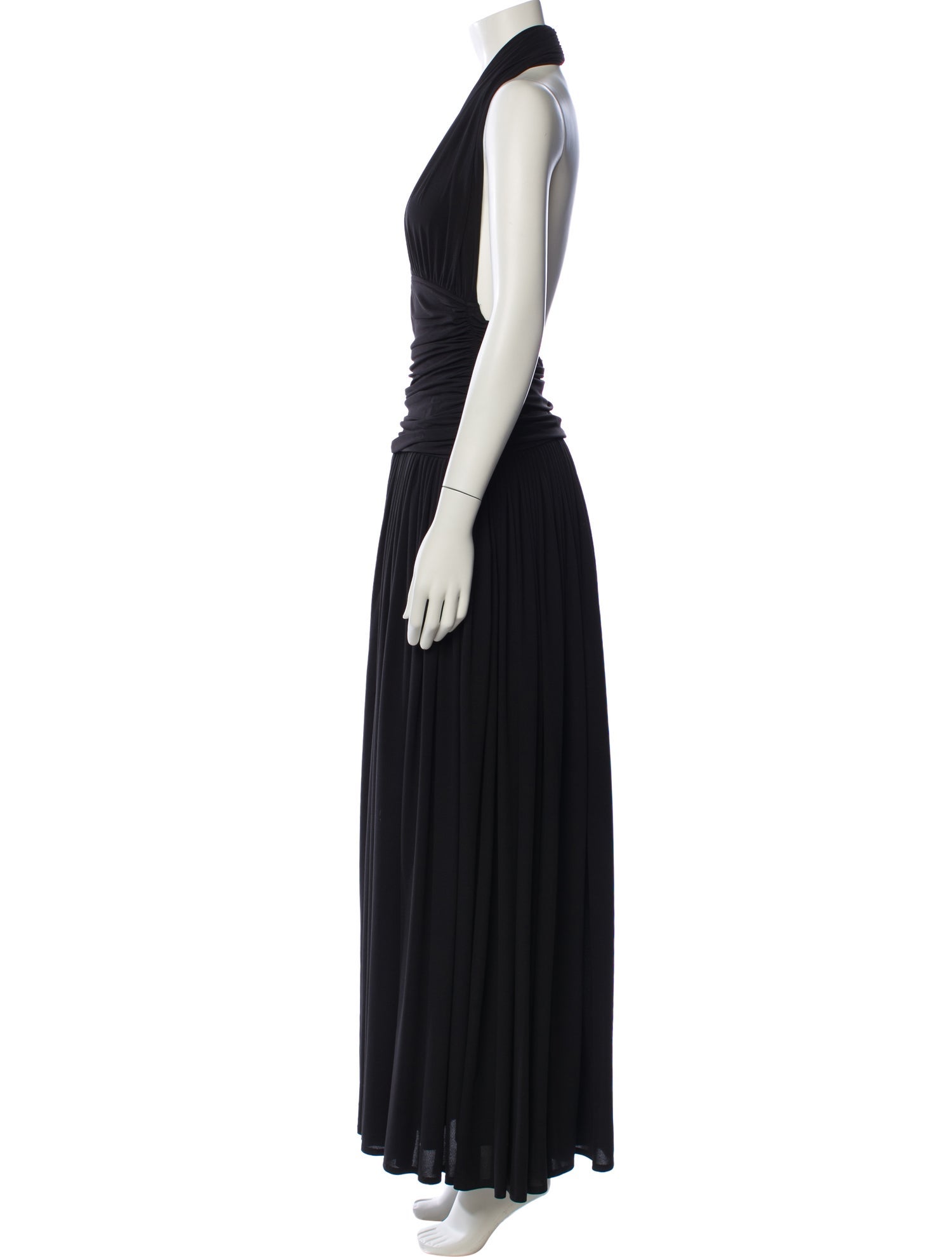 OMO Norma Kamali Halterneck Long Dress