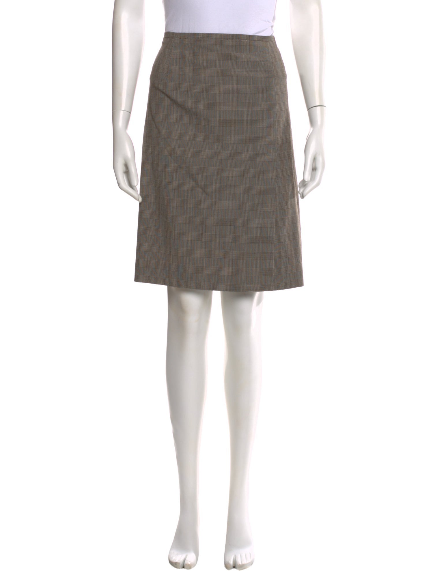 OMO Norma Kamali Silk Knee-Length Skirt