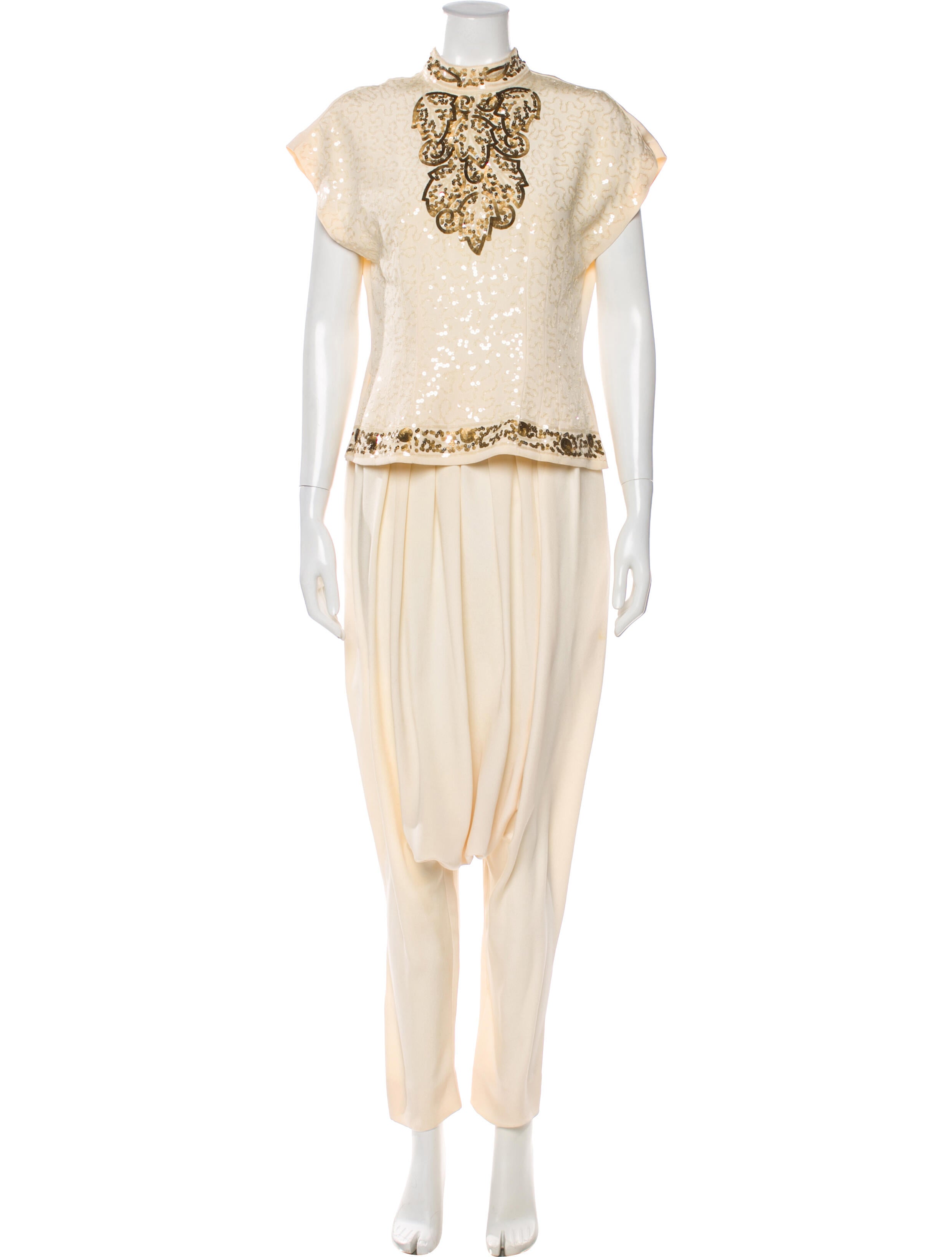 OMO Norma Kamali Vintage 1980's Pant Set