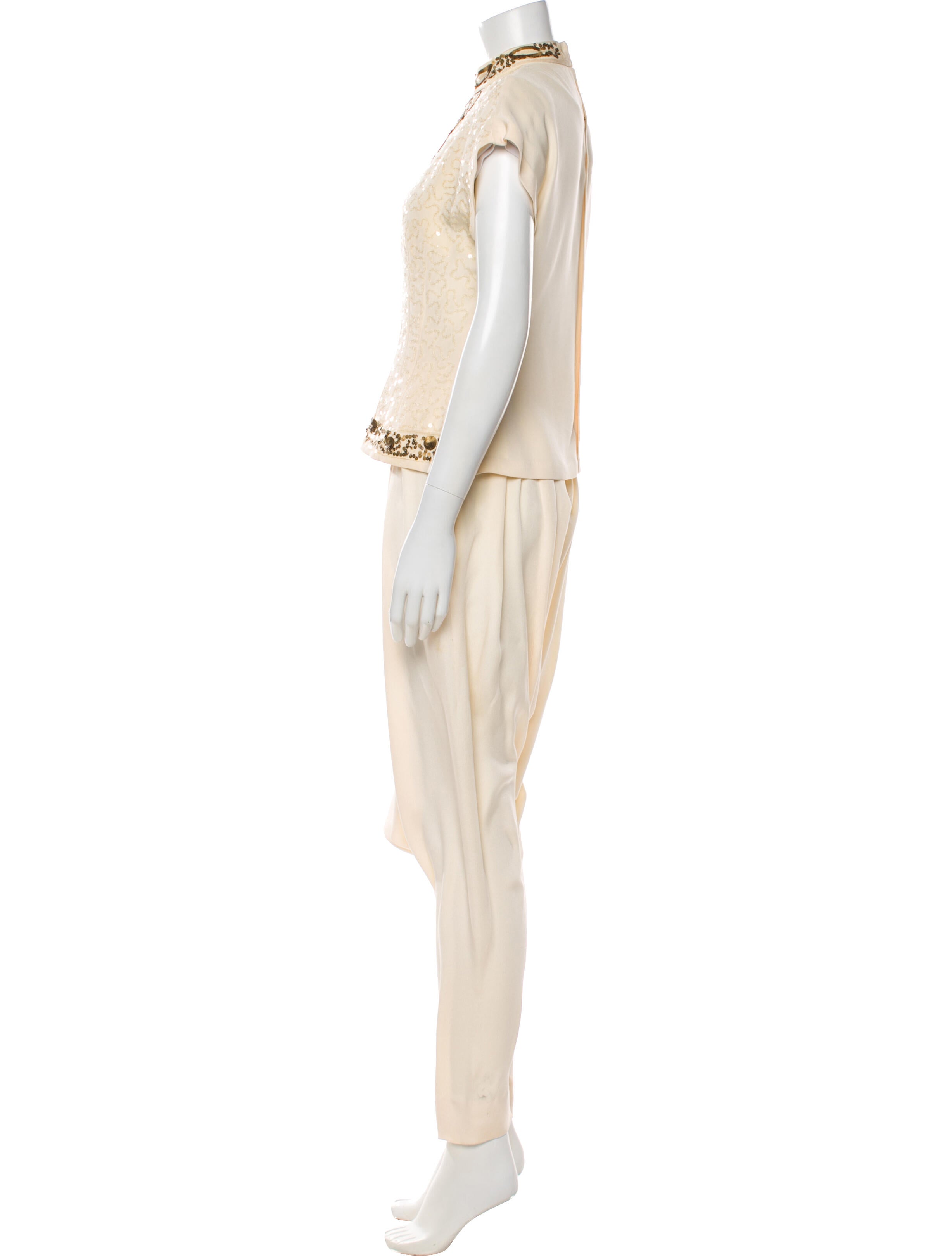 OMO Norma Kamali Vintage 1980's Pant Set