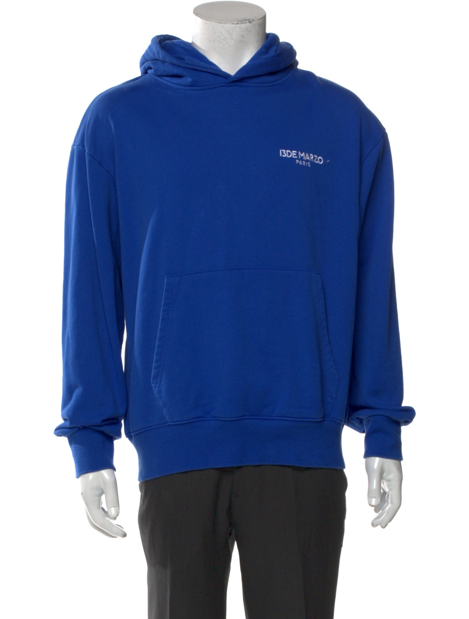 13DE Marzo Graphic Print Crew Neck Hoodie