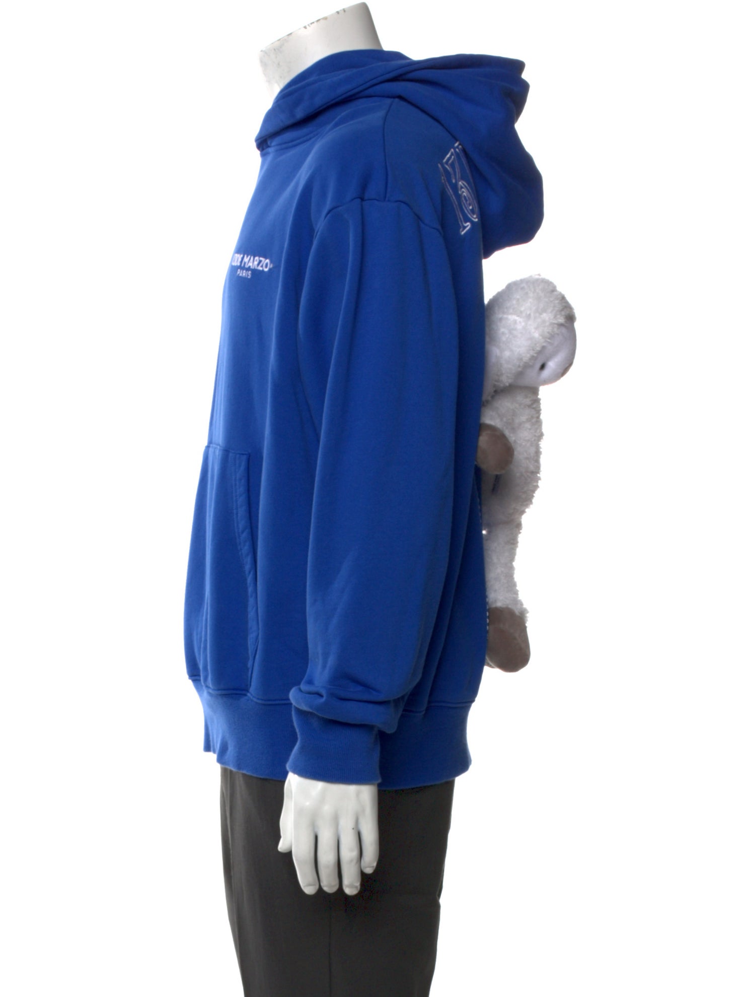 13DE Marzo Graphic Print Crew Neck Hoodie