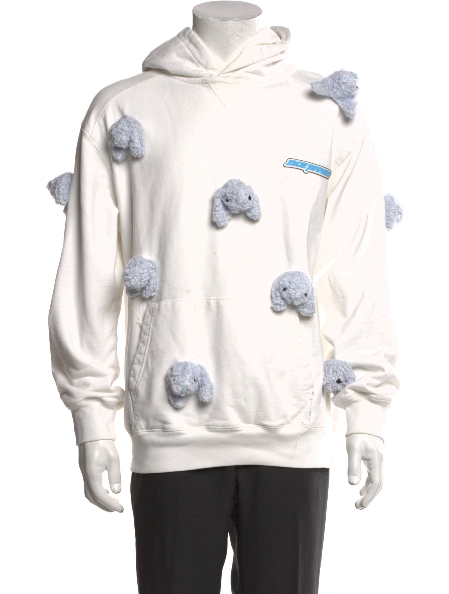 13DE Marzo Graphic Print Crew Neck Hoodie