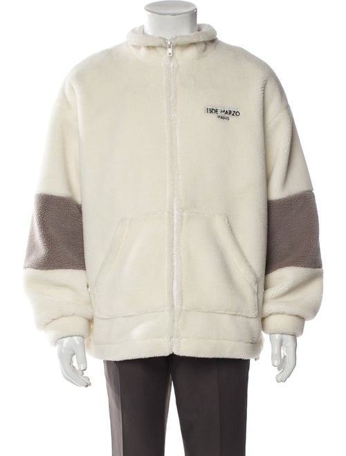 13DE Marzo Colorblock Pattern Jacket