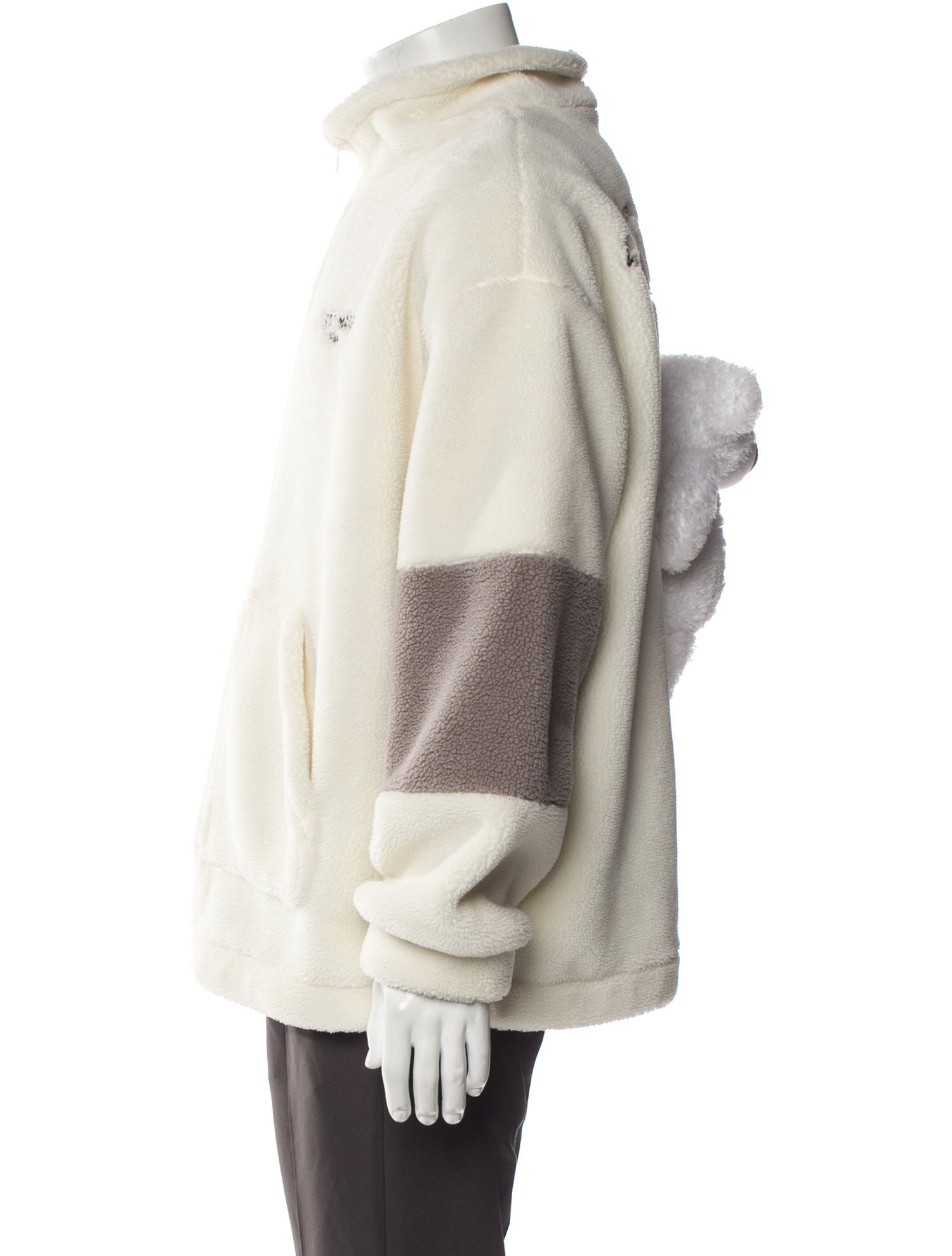 13DE Marzo Colorblock Pattern Jacket