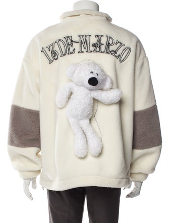 13DE Marzo Colorblock Pattern Jacket