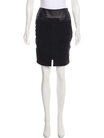 Ohne Titel Skirts Suede & Leather Skirt US 0 | XS