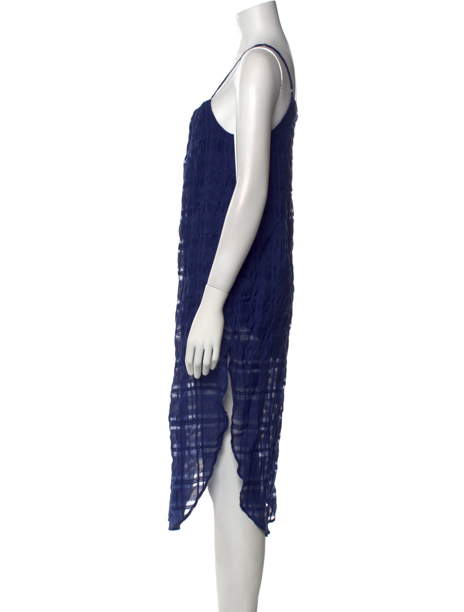 Onia Square Neckline Midi Length Dress