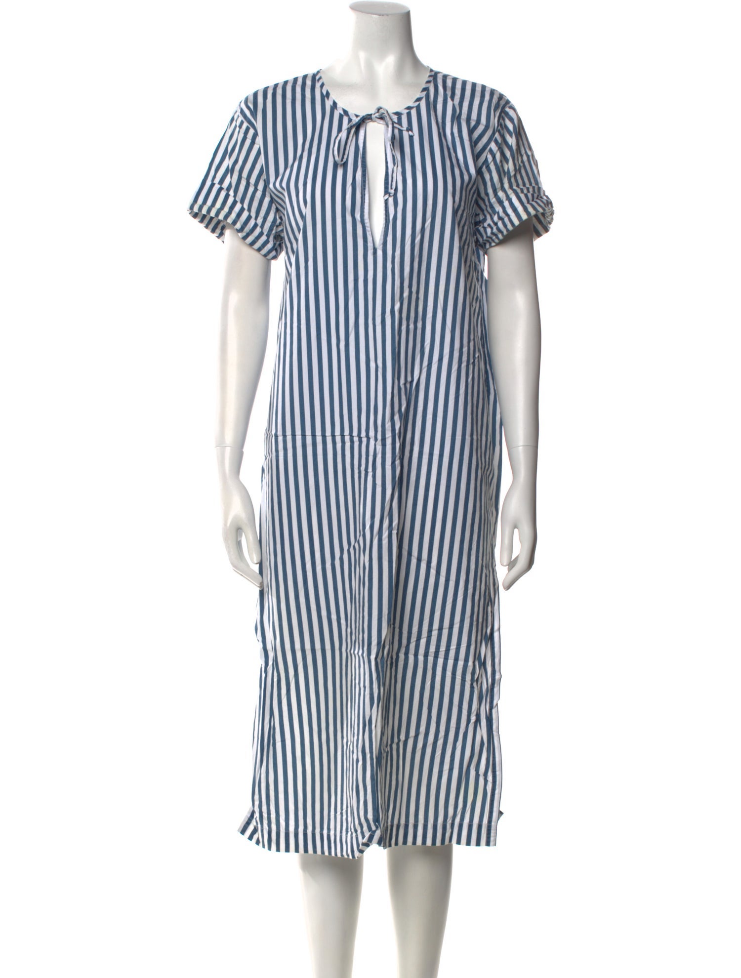 Onia Striped Midi Length Dress