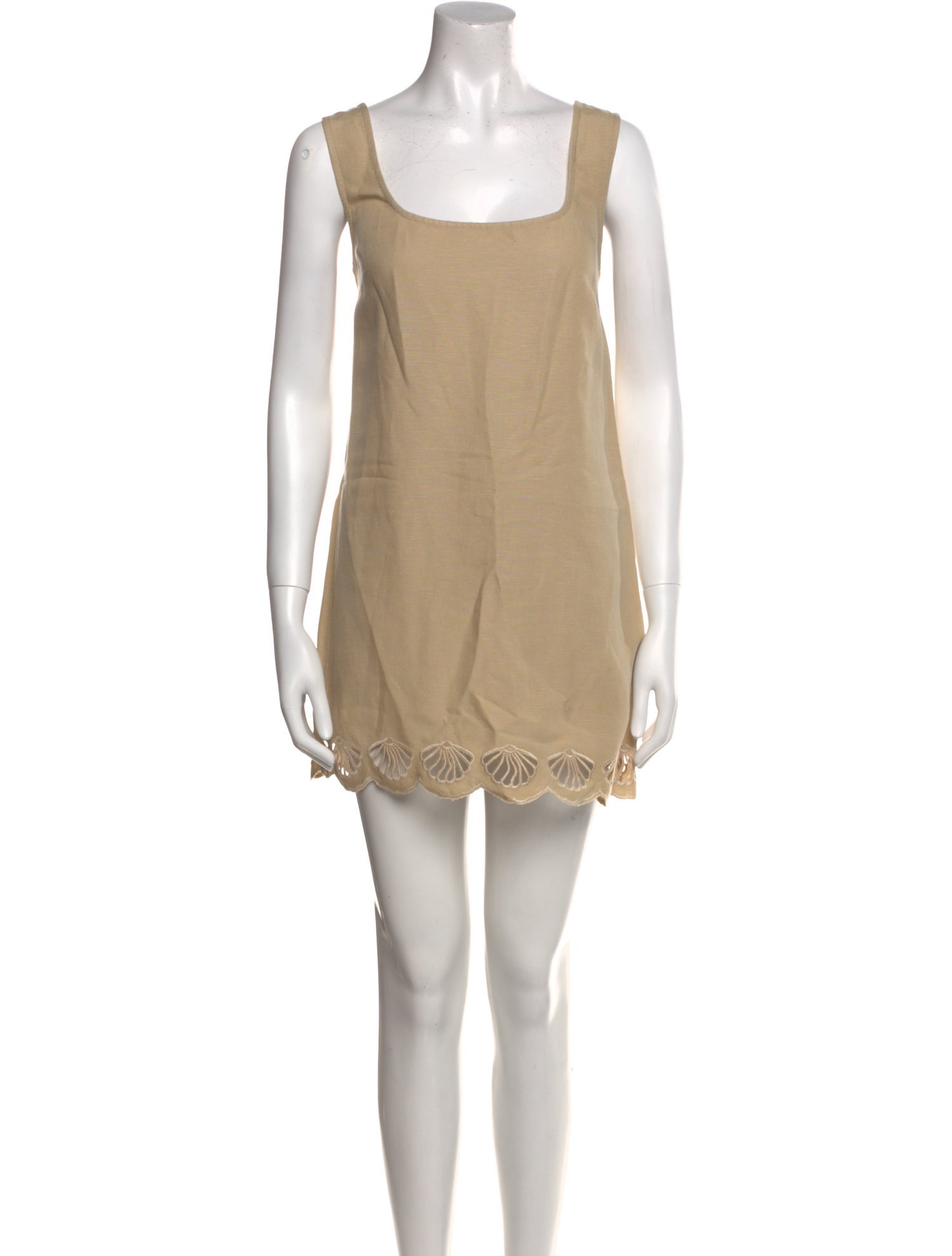 Onia Square Neckline Mini Dress