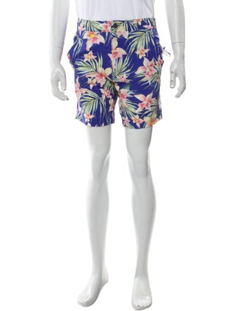 Onia Floral Print Swim Trunks