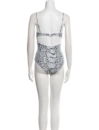 Onia Animal Print One-Piece