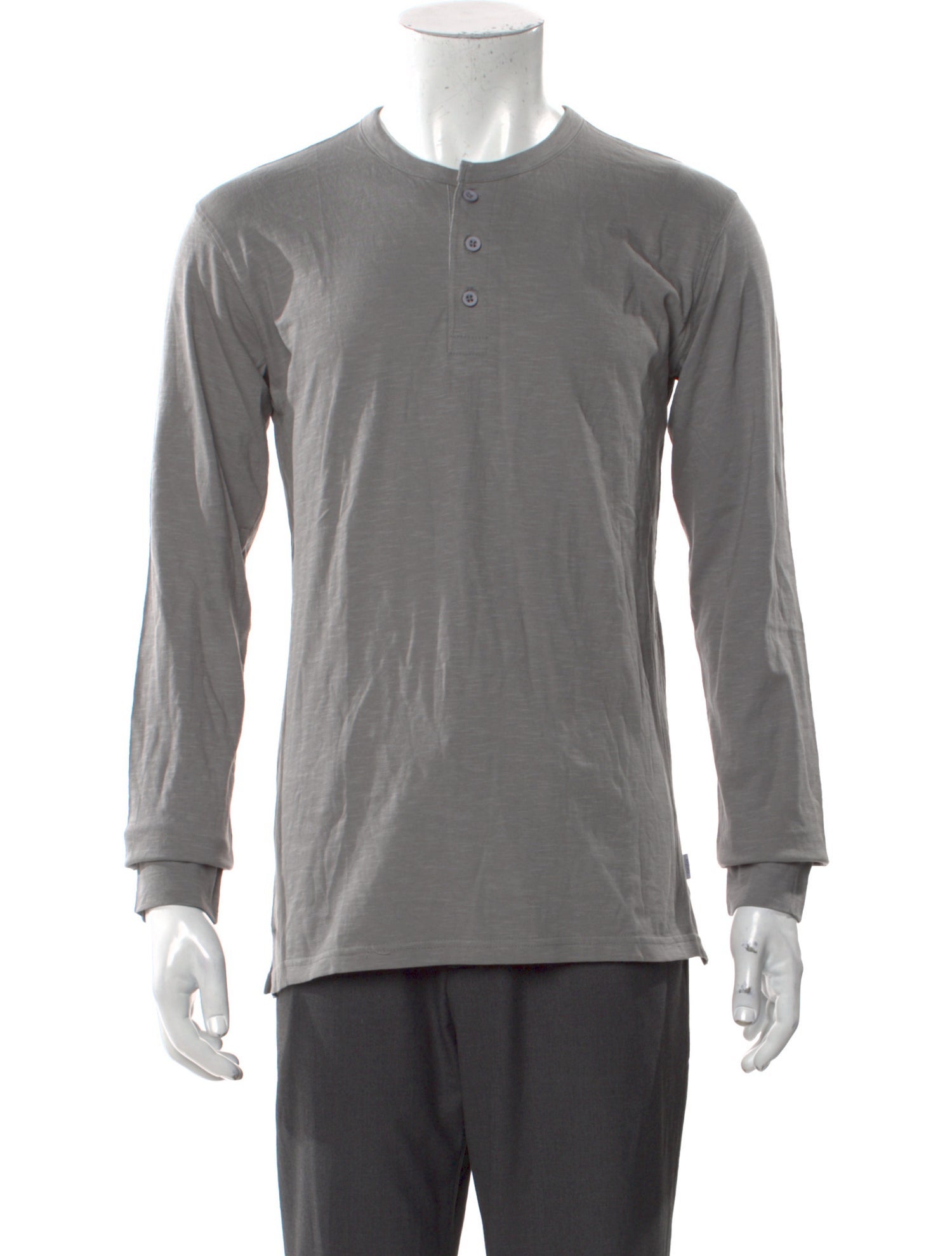 Onia Crew Neck Long Sleeve Henley