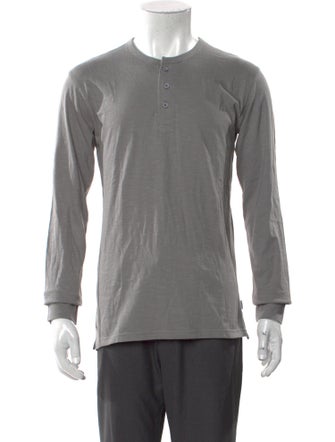 Onia Crew Neck Long Sleeve Henley