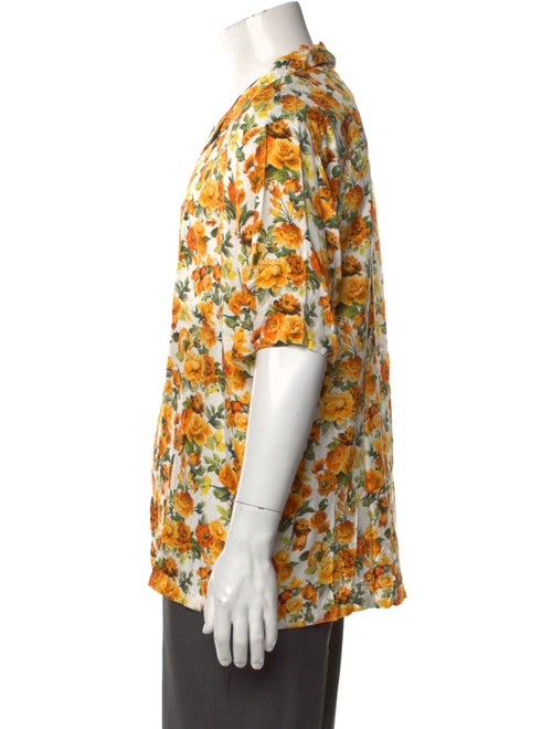 Onia Floral Print Short Sleeve Shirt