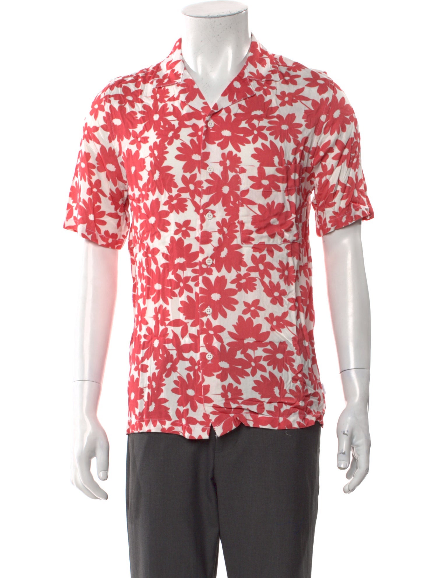 Onia Floral Print Short Sleeve Shirt w/ Tags