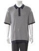 Onia Striped Collar Polo Sweater