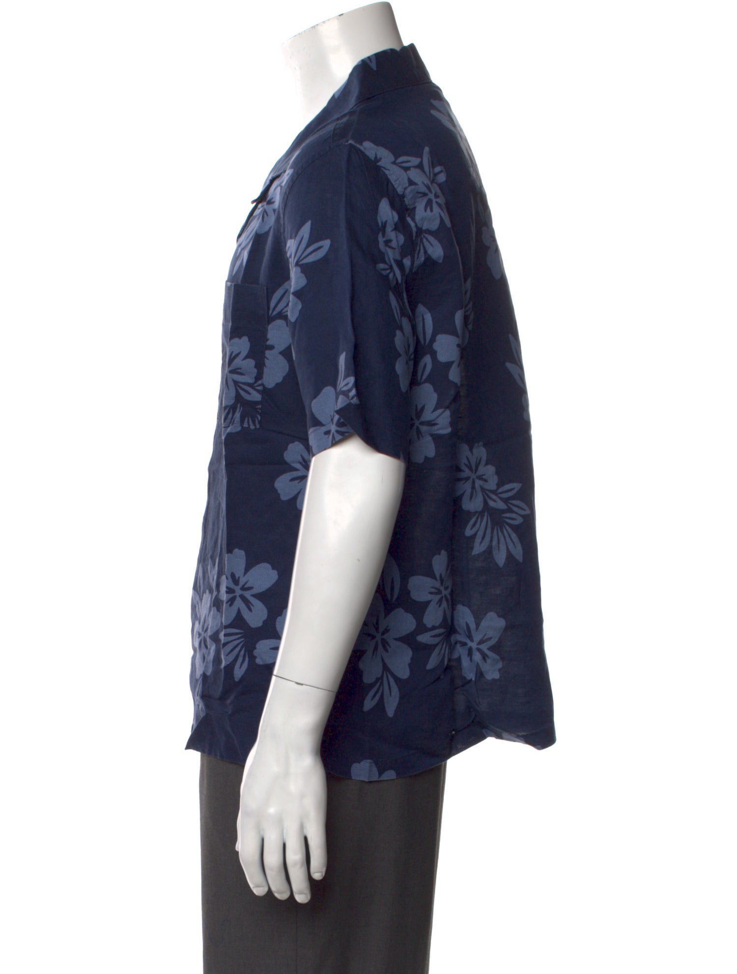 Onia Floral Print Short Sleeve Shirt