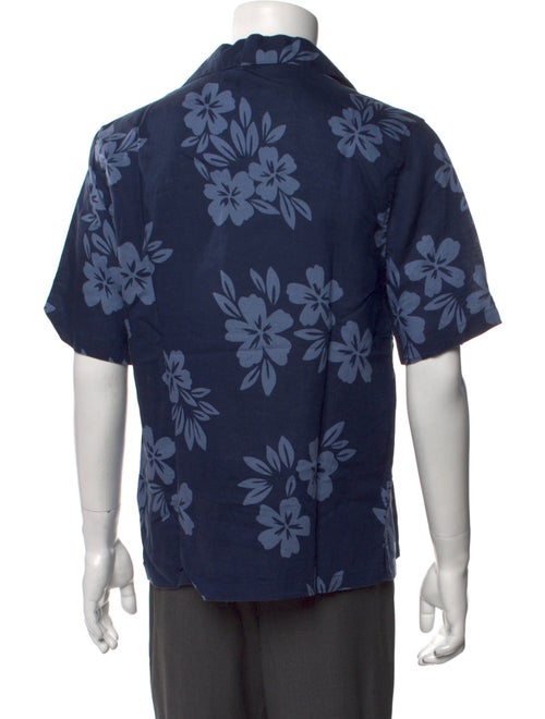 Onia Floral Print Short Sleeve Shirt
