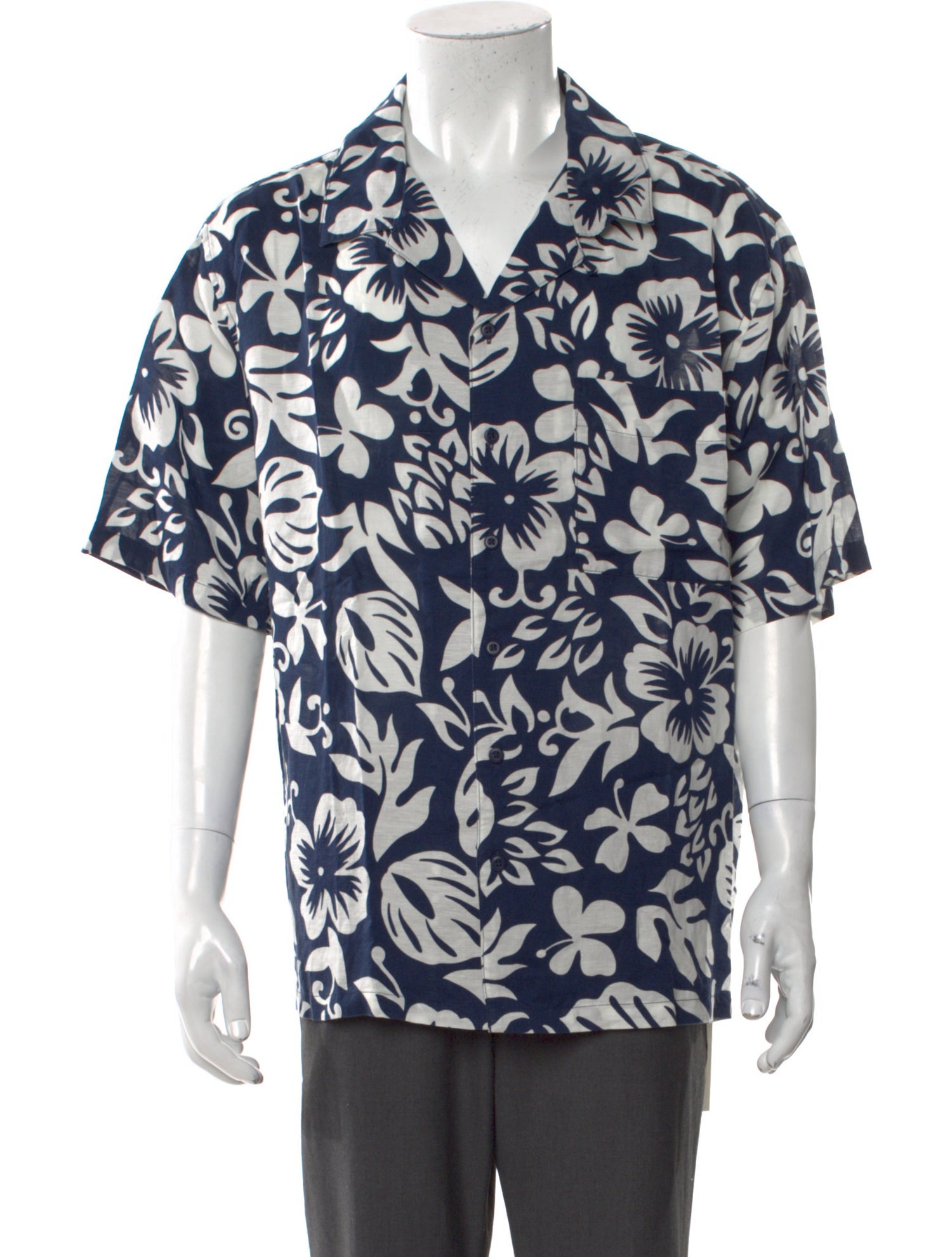 Onia Floral Print Short Sleeve Shirt