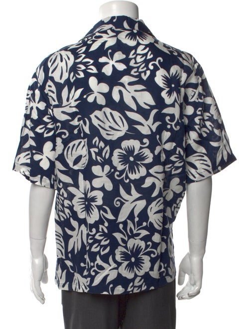 Onia Floral Print Short Sleeve Shirt