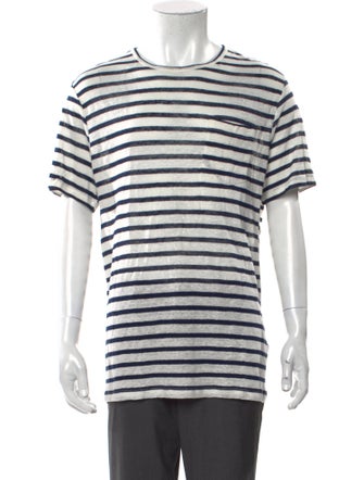 Onia Linen Striped T-Shirt