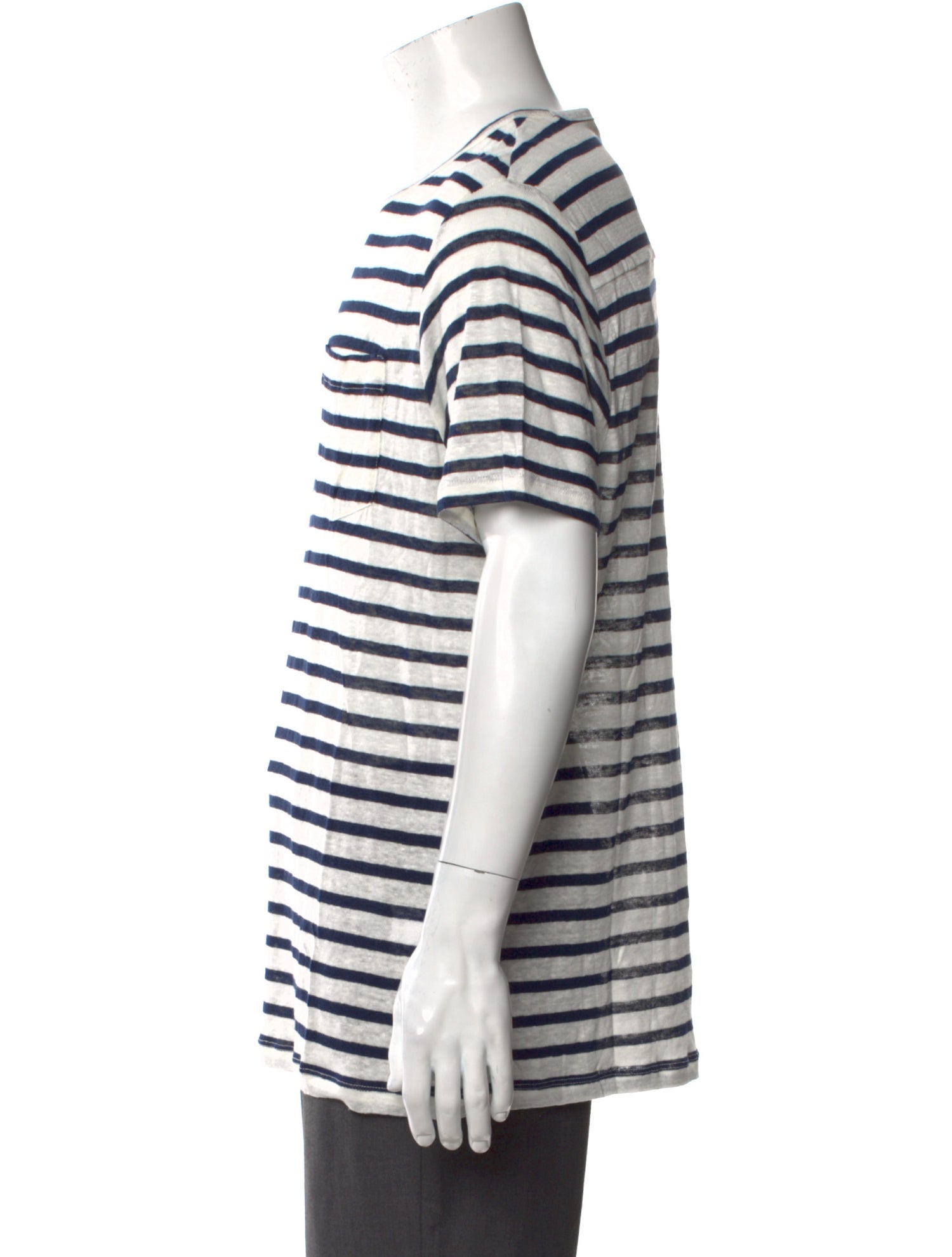Onia Linen Striped T-Shirt