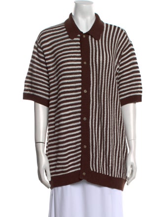 Onia Linen Striped Sweater