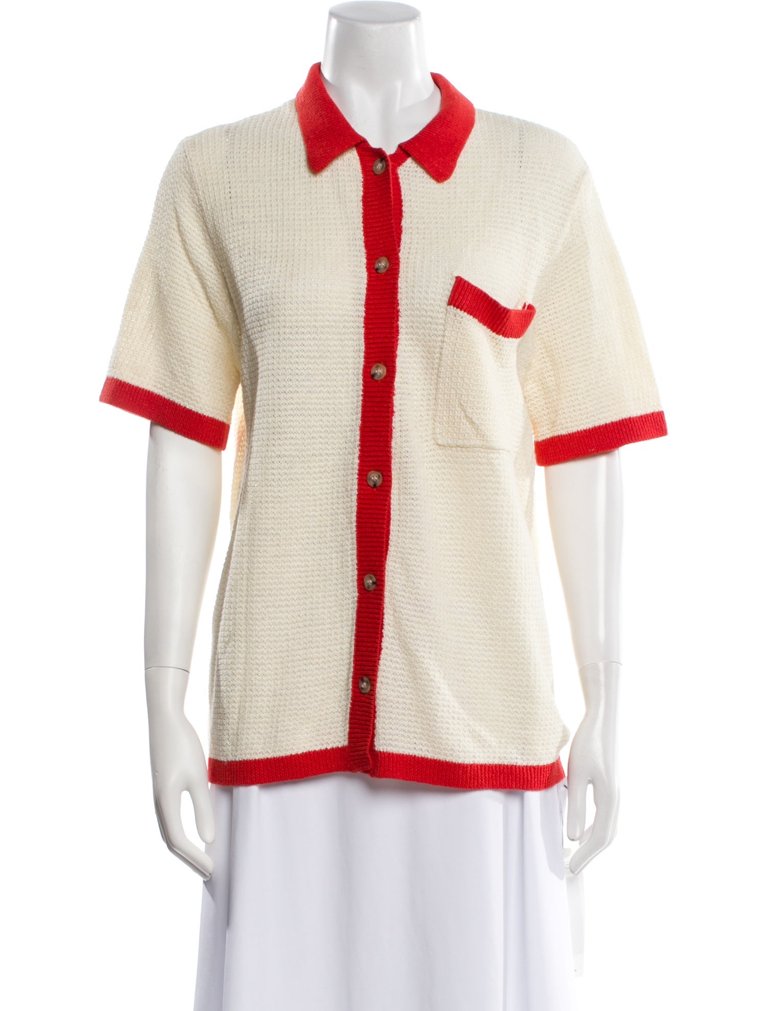 Onia Linen Short Sleeve Polo