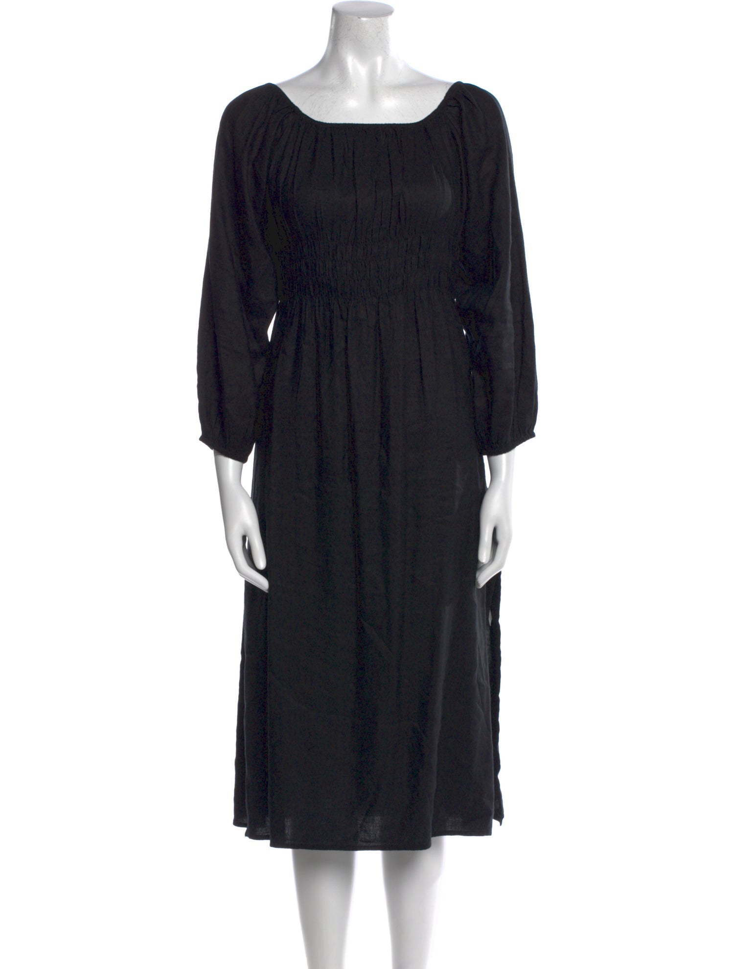 Onia Linen Midi Length Dress