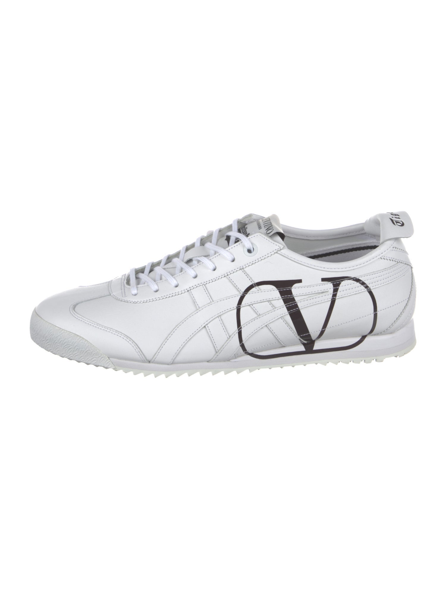 Valentino x Onitsuka Tiger Leather Printed Sneakers