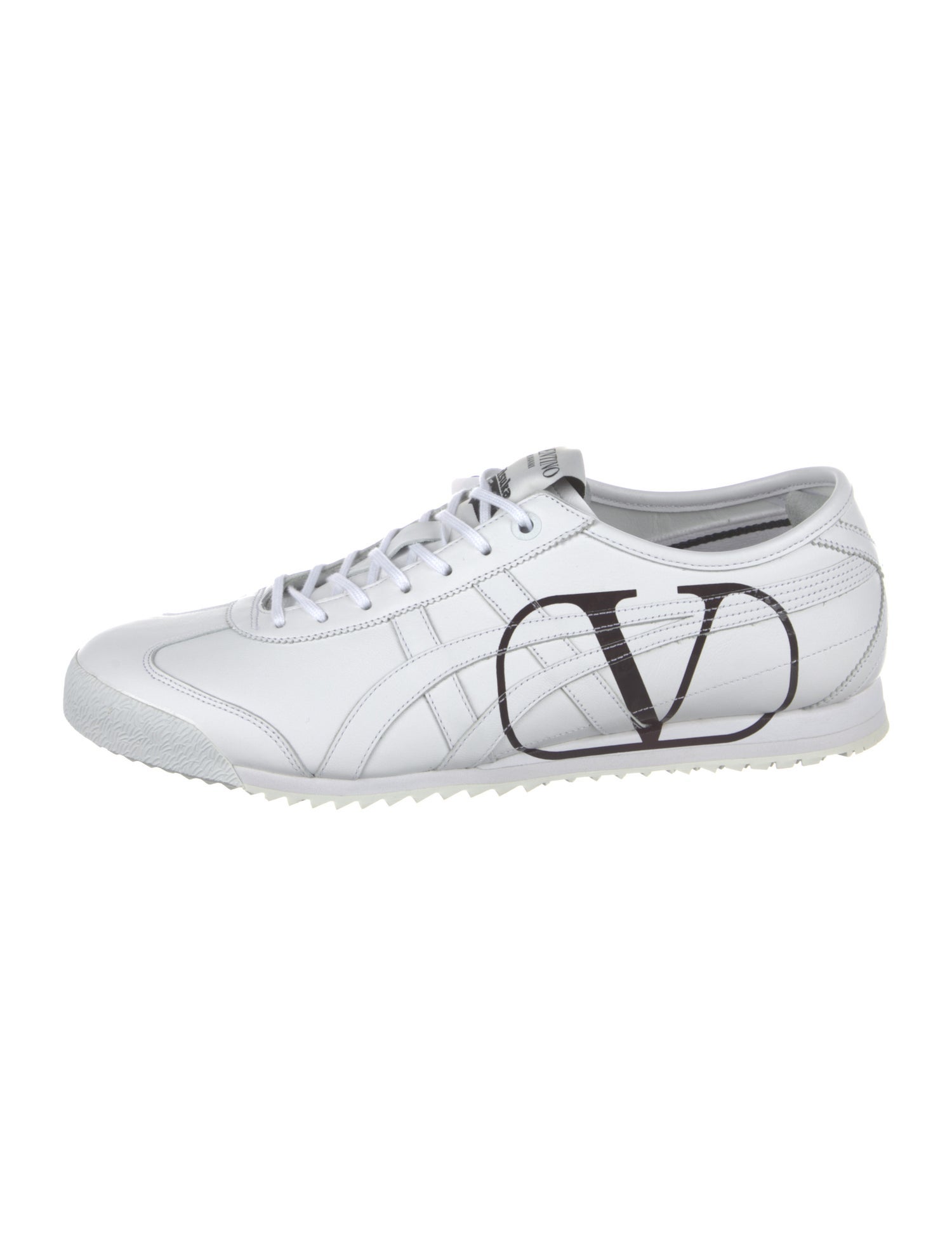 Valentino x Onitsuka Tiger Leather Printed Sneakers