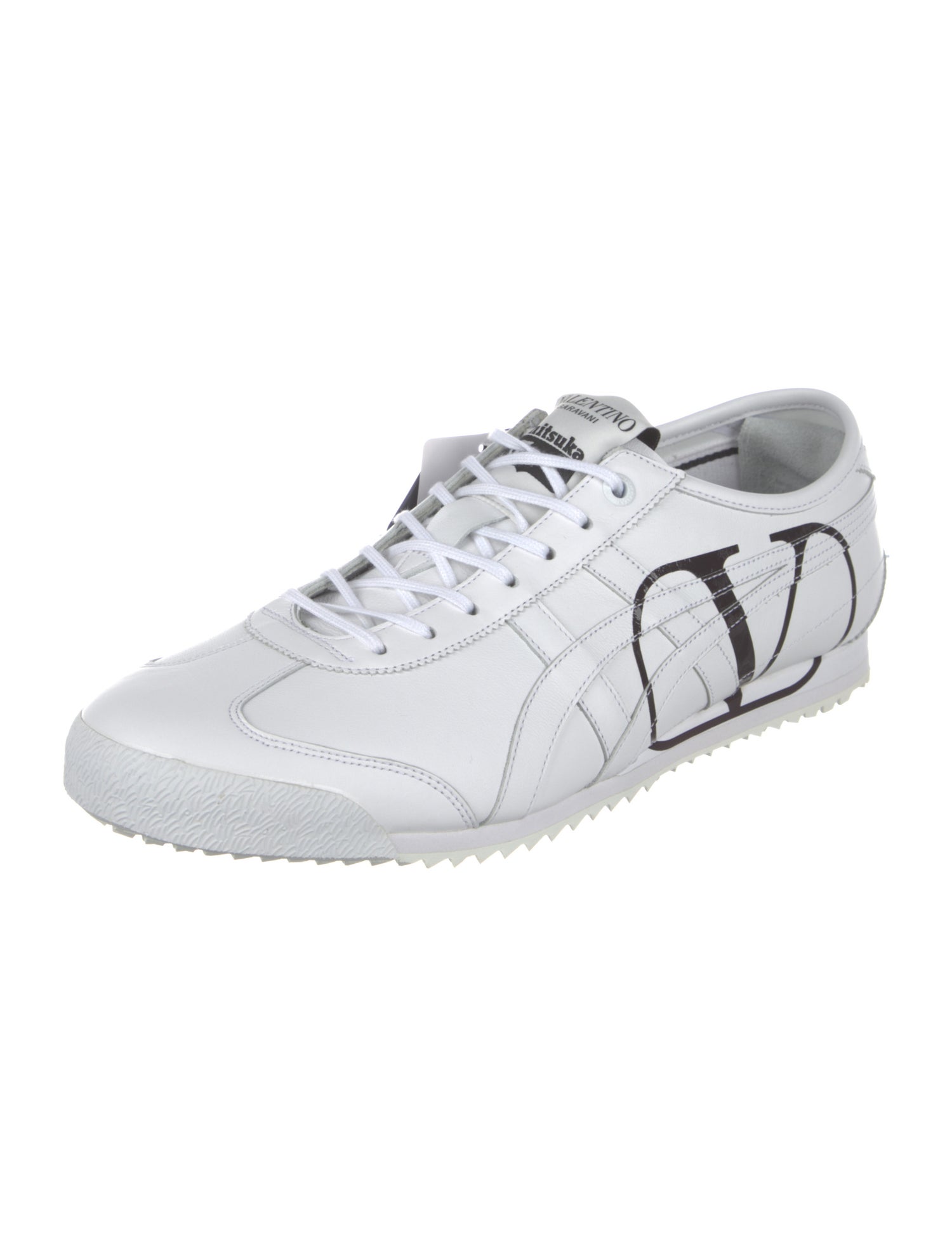 Valentino x Onitsuka Tiger Leather Printed Sneakers