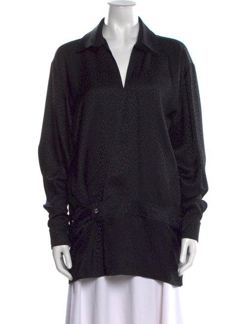 1017 Alyx 9SM Silk Long Sleeve Button-Up Top