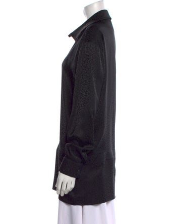 1017 Alyx 9SM Silk Long Sleeve Button-Up Top