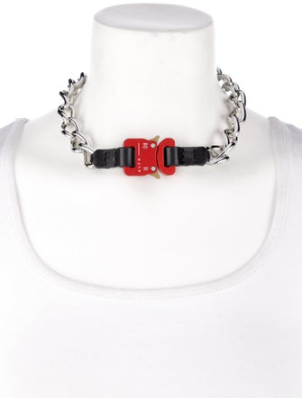 1017 Alyx 9SM Leather Chain Link Necklace