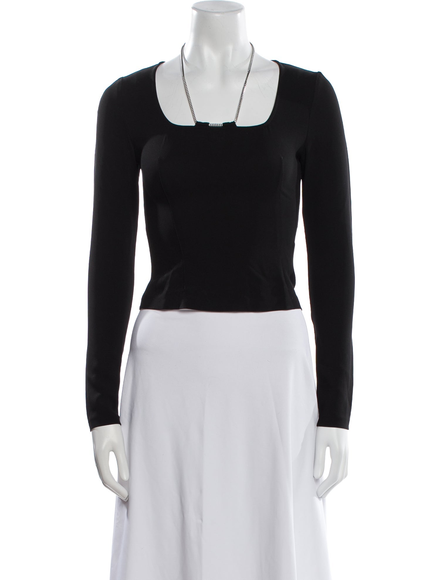 1017 Alyx 9SM Square Neckline Long Sleeve Crop Top