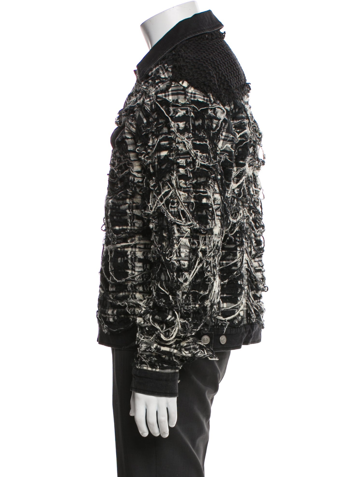 1017 Alyx 9SM Plaid Print Trucker Jacket