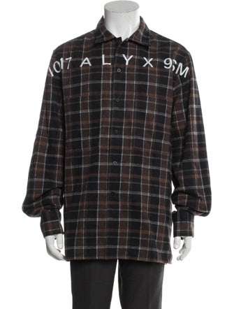 1017 Alyx 9SM Plaid Print Long Sleeve Shirt