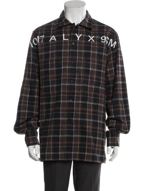1017 Alyx 9SM Plaid Print Long Sleeve Shirt