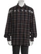 1017 Alyx 9SM Plaid Print Long Sleeve Shirt